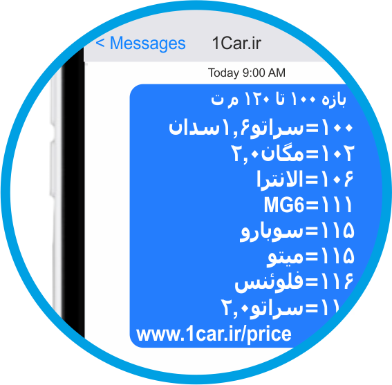 معرفی سامانه پیامکی یک خودرو